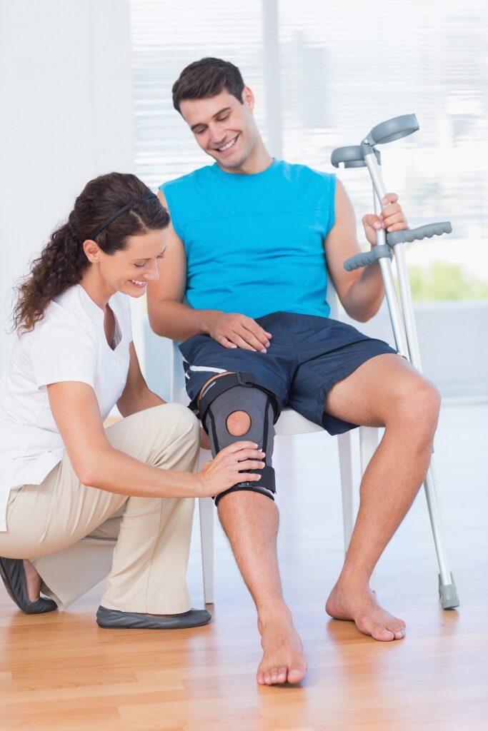 Post-operative knee rehab physical Therapy